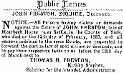 Property and Land Sales  1883-03-03 to 1883-03-24 CHWS
